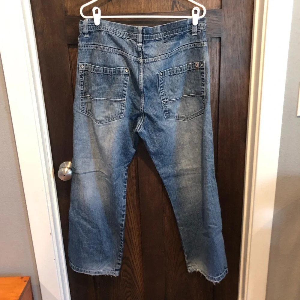 Vintage Y2K South Pole Baggy Streetwear Jeans Pants Size 38 Wide Leg Skater
